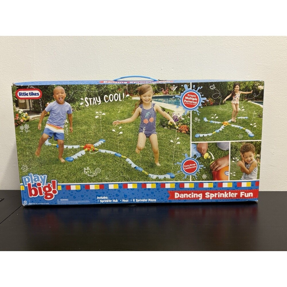 Little Tikes Dancing Sprinkler Fun Open Box O2